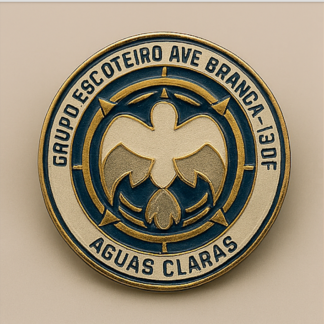 PIN Metal Ave Branca 2026